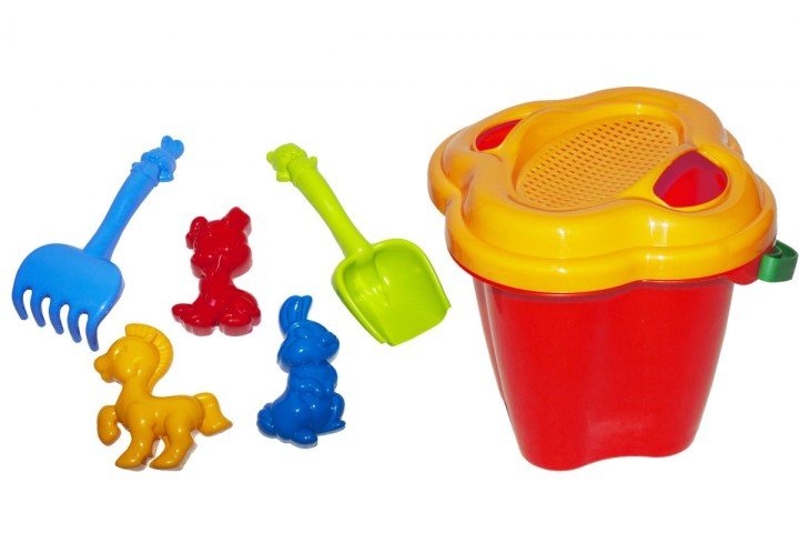 Пісочний набір "Дзвіночок" №1 (червоний)