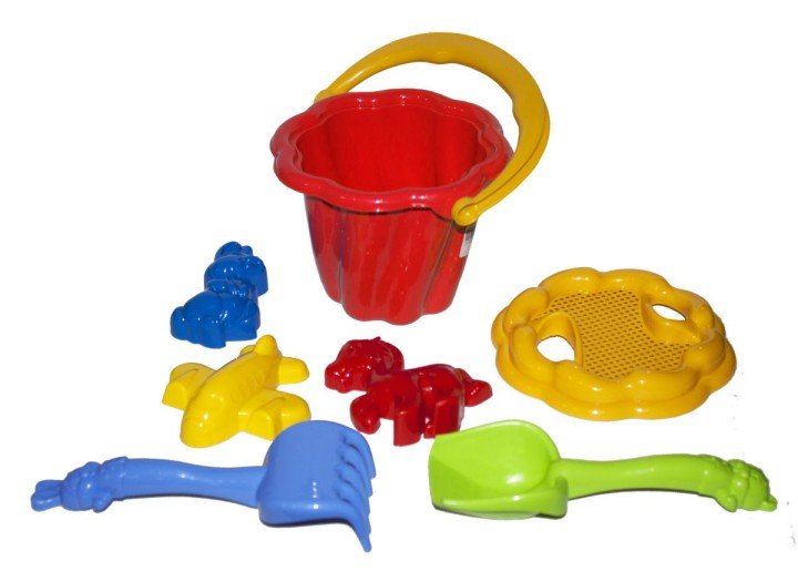 Пісочний набір "Ромашка" №1 (червоний)