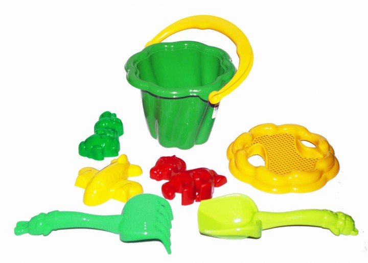 Пісочний набір "Ромашка" №1 (зелений)