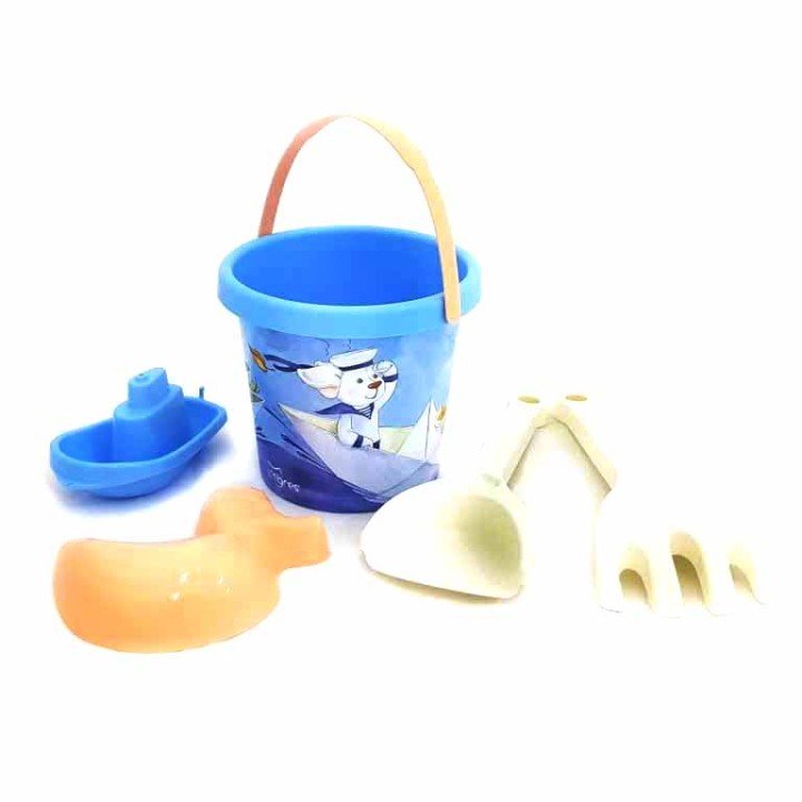 Набір для піску "Морська прогулянка", 5 ел. з термонаклейка