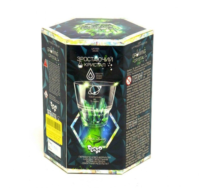 Набір для проведення дослідів "Growing Crystal (вирощування кристалів)" (укр)