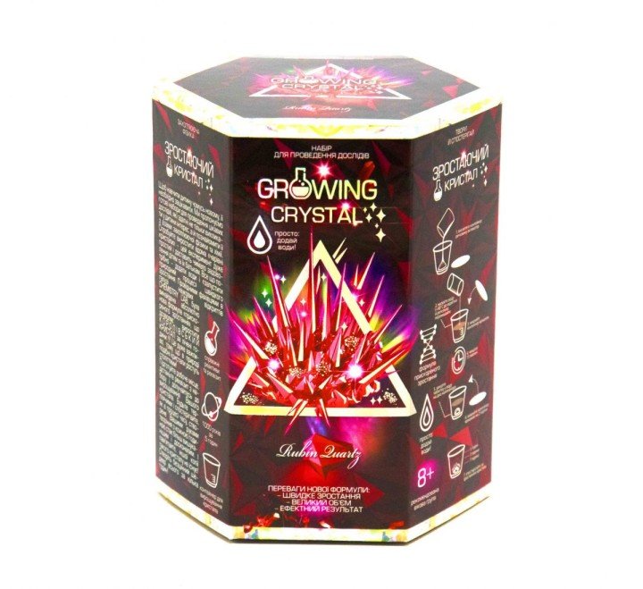 Набір для проведення дослідів "Growing Crystal (вирощування кристалів)" (укр)