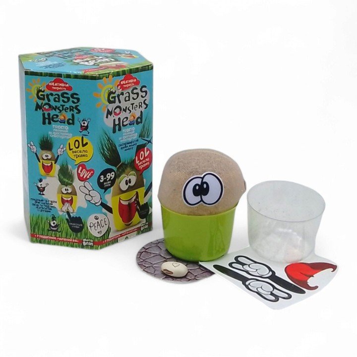 Набір креативної творчості "Grass Monsters Head" (укр)