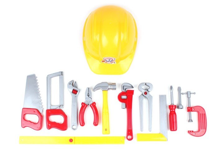 Набір інструментів "Tools Set" (11 інструментів і каска)