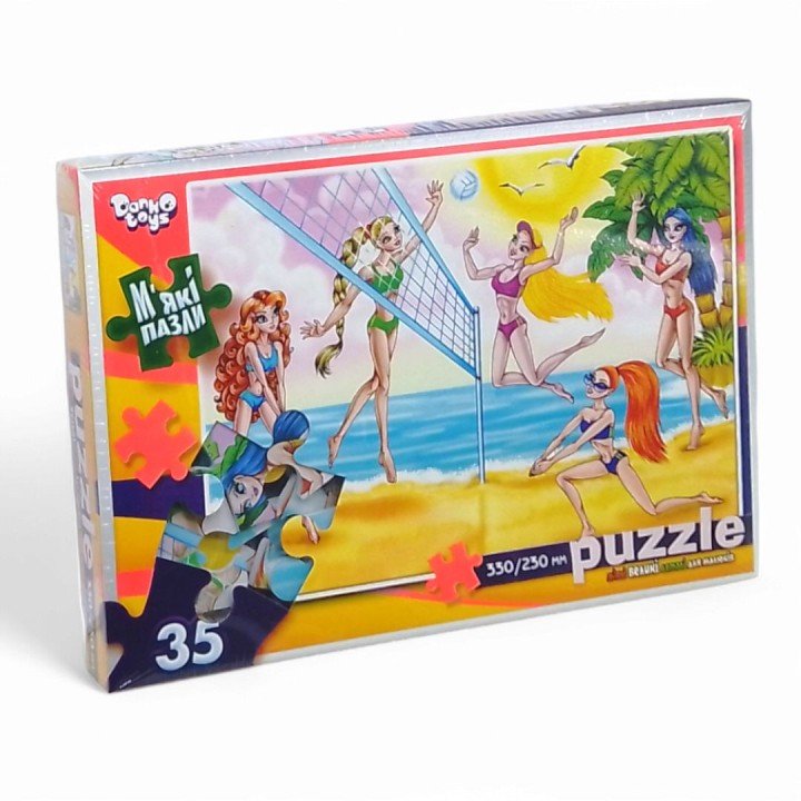 Мʼякі пазли "Пляжний волейбол", 35 елементів