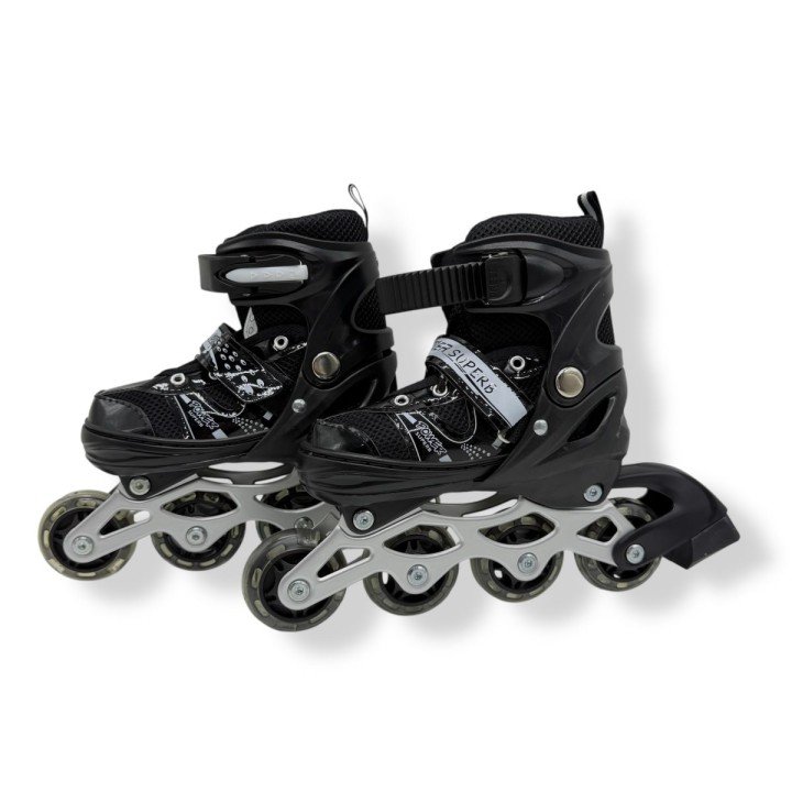 Ролики колеса PVC розмір L (38-41) в сумці (ЧОРНІ)