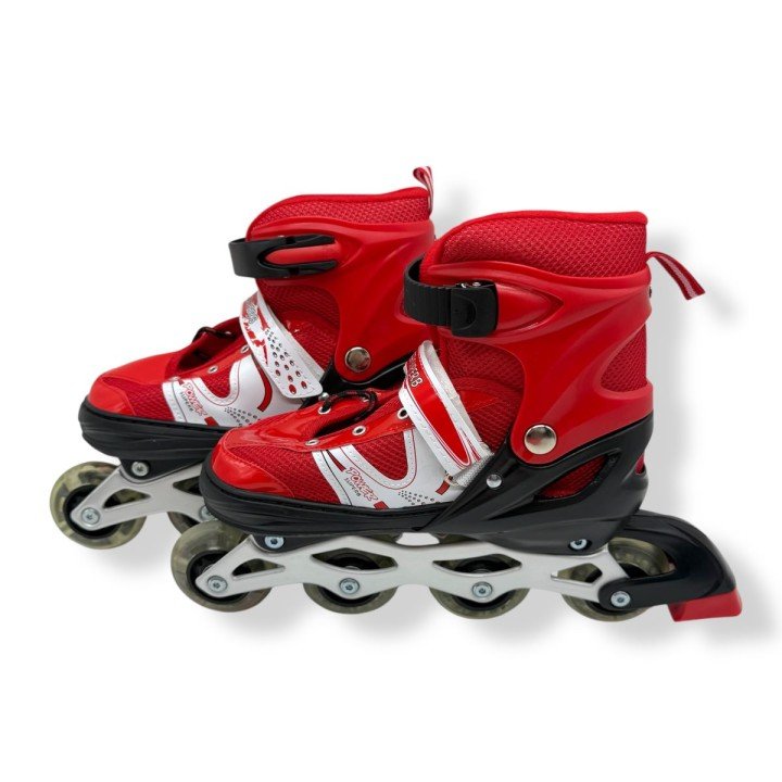 Ролики колеса PVC розмір L (38-41) в сумці (ЧЕРВОНІ)