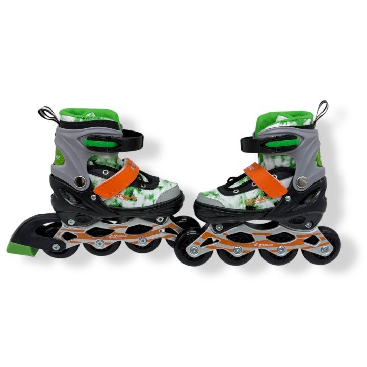 Ролики S (30-33) метал.рама, колеса PU 1 світло (СІРІ)