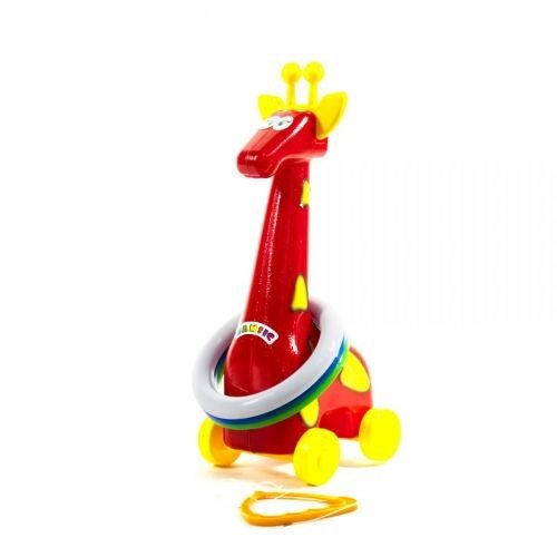 Кільцекид на колесах "Жираф" (червона)