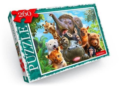 Пазли "Забавні тварини", 260 ел