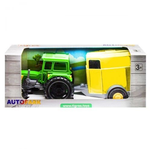 Трактор "Фермер" з причепом для тварин