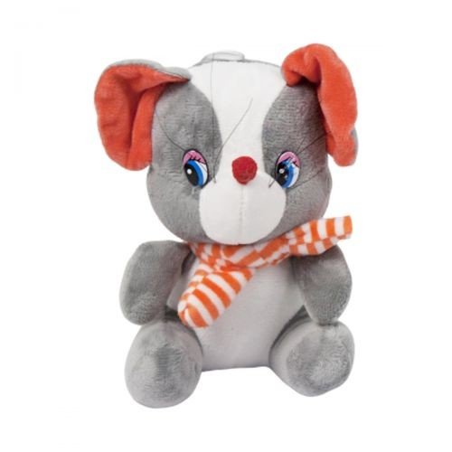 Мишка з бантом (сірий)