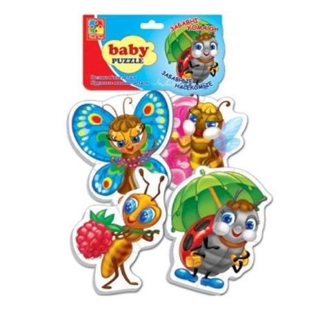 Бебі пазли "Веселі комахи"