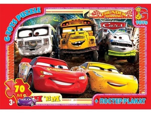 Пазли "Тачки", 70 ел