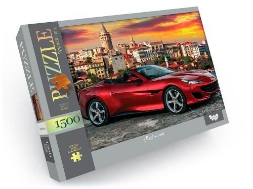 Пазли "Червоне авто" 1500 ел