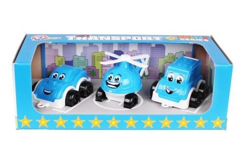 Іграшка міні транспорт поліція, 3 елементи