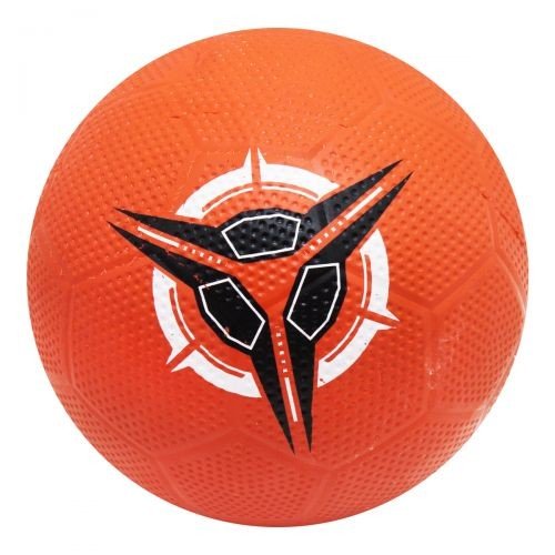 М'яч футбольний, гумовий, червоний