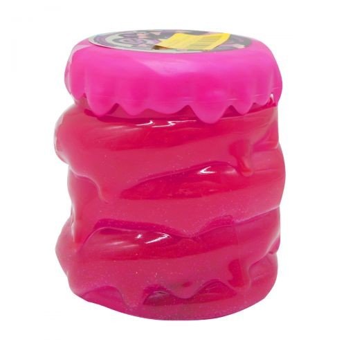 Слайм з блискітками (рожевий) укр