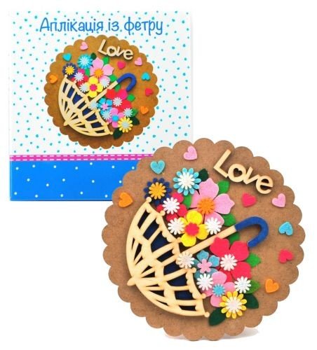 Набір для творчості "Аплікація з фетру. Love"