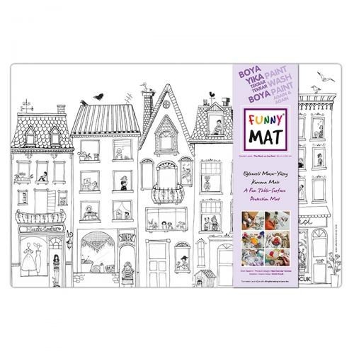 Веселий килимок "Будівля"