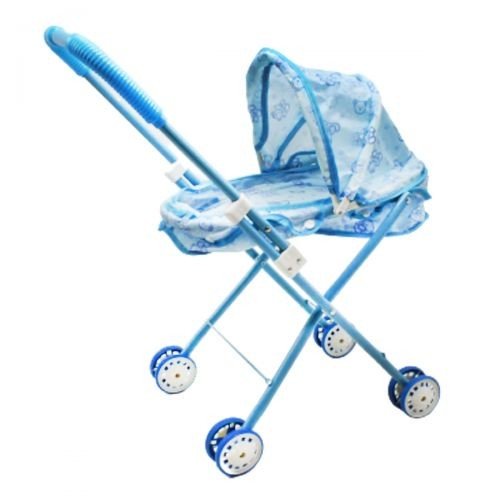 Коляска для ляльки, блакитний
