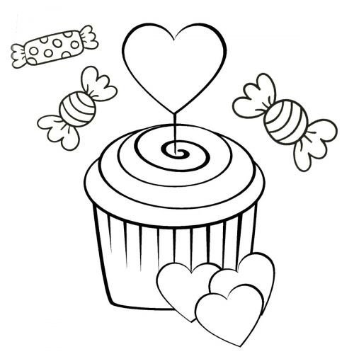 Розпис по полотну "Кексик"