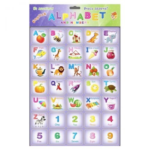 Набір магнітиків "Alphabet"