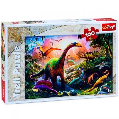 Пазли "Планета динозаврів", 100 елементів