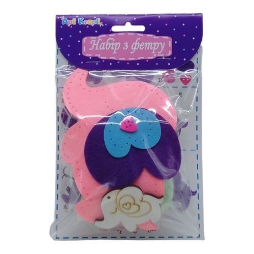 Набір з фетру "Зший іграшку сам, Слоник"