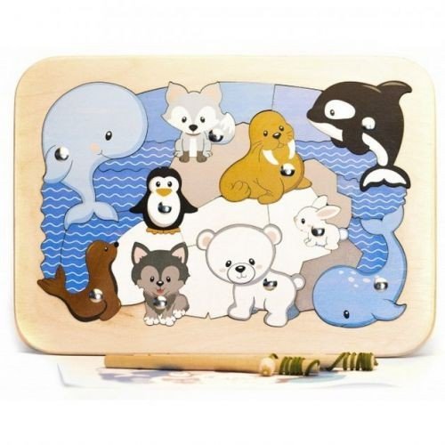 Фанерний еко-пазл "Арктика"