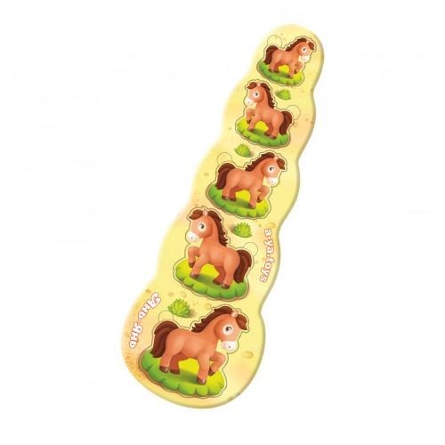 Сортер "Більше-менше. Коники"