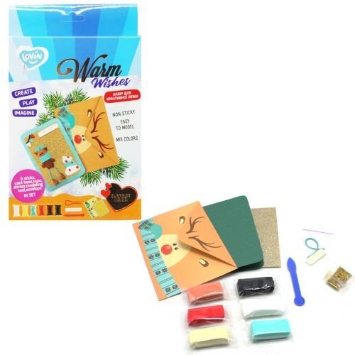 Набір для креативного ліплення "Warm Wishes: Стильний олень"