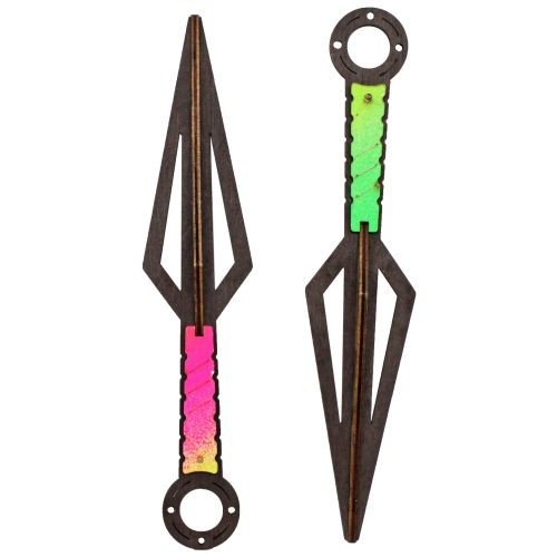 Сувенірний ніж «KUNAI», чорний