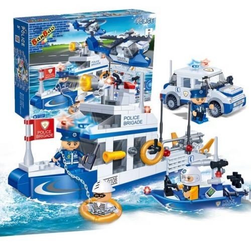 Конструктор "Поліцейський транспорт", 418 дет.