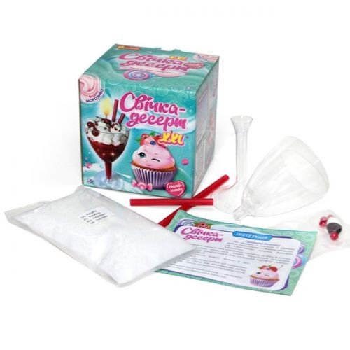 Набір для створення свічки "Вишневий десерт"