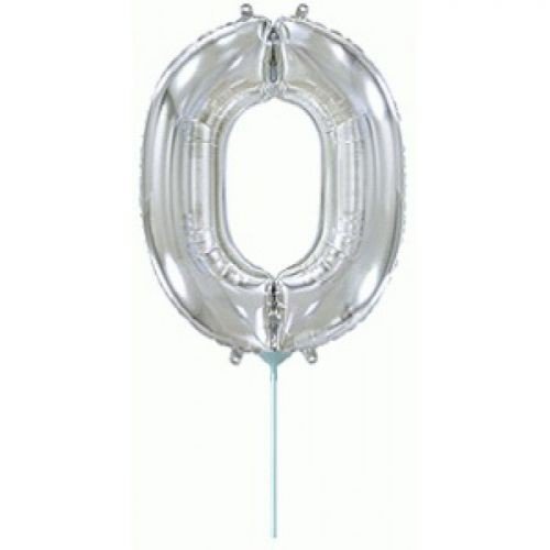 Кулька з фольги "Цифра 0"