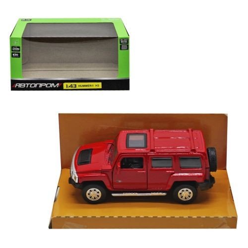 Машинка "Автопром: Hummer" червона
