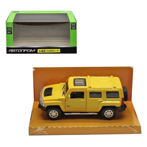 Машинка "Автопром: Hummer" жовта