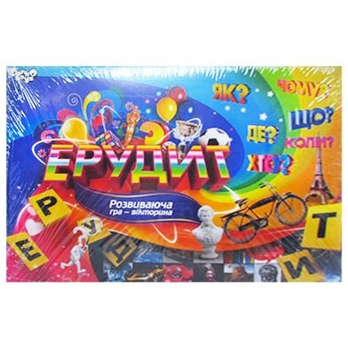 Настільна гра "Ерудит" (укр)