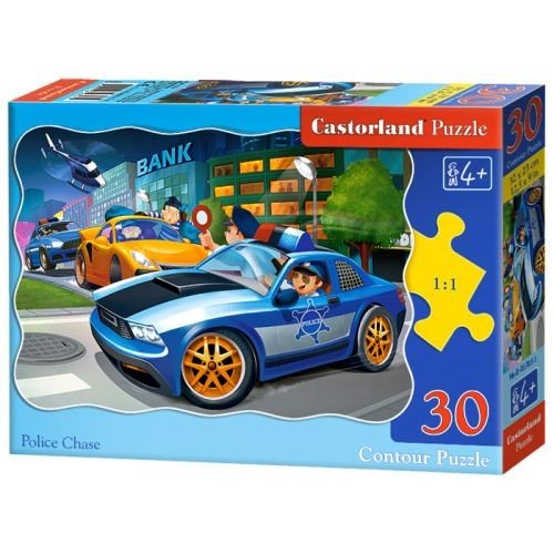Пазли "Поліцейська погоня", 30 елементів