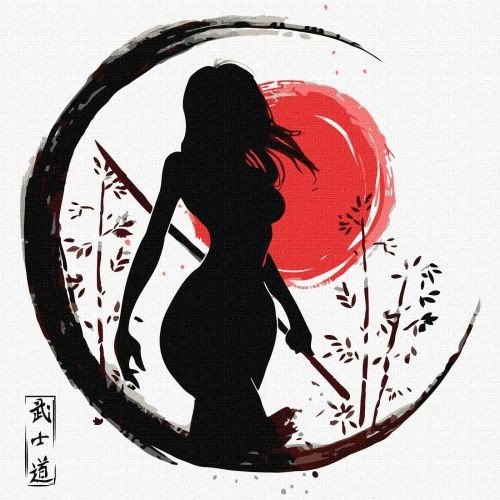 Картина за номерами "Донька Японії"