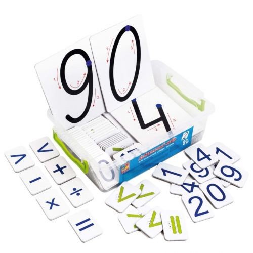 Дидактичний набір для вивчення цифр та знаків (укр)