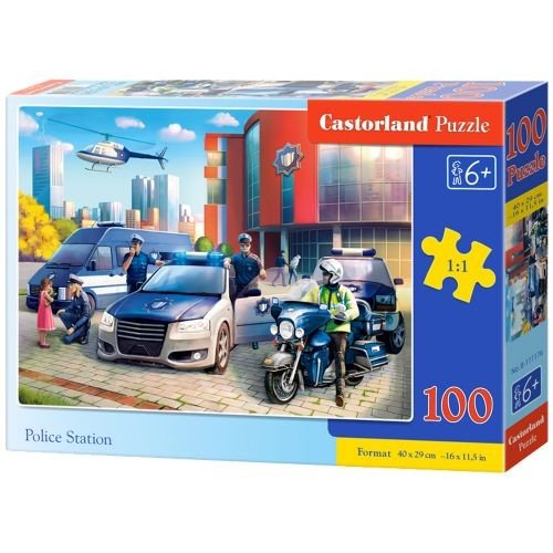 Пазли "Поліцейська дільниця", 100 елементів