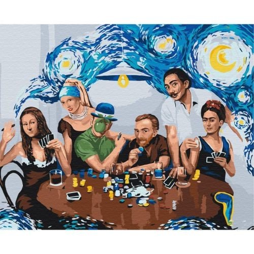 Картина за номерами "Друзі-шедеври" ★★★★