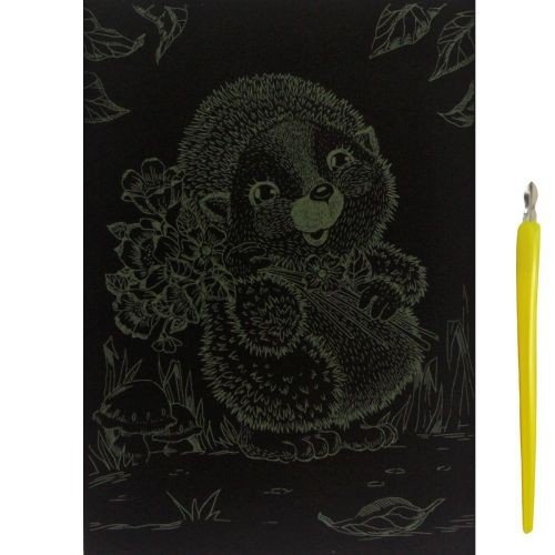 Гравюра "Gold Metallic: Їжачок" (А5) Економ