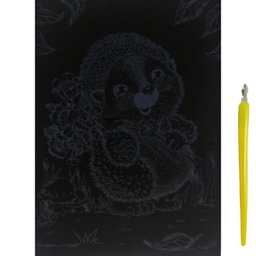 Гравюра "Silver Metallic: Їжачок" (А5) Економ