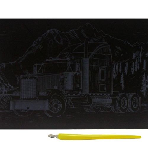 Гравюра "Silver Metallic: Тягач" (А5) Економ