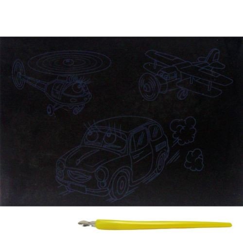 Гравюра "Silver Metallic: Машинки" (А5) Економ