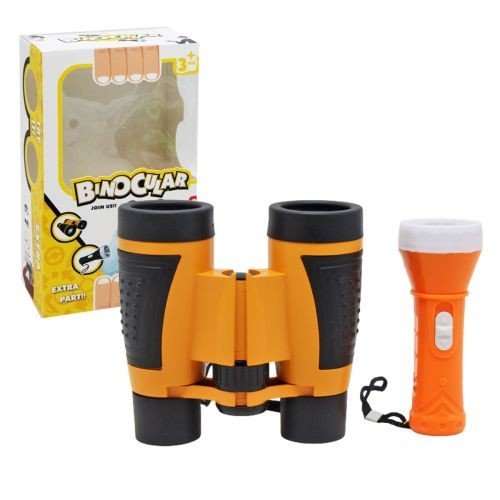 Набір "Бінокль з ліхтариком", помаранчевий
