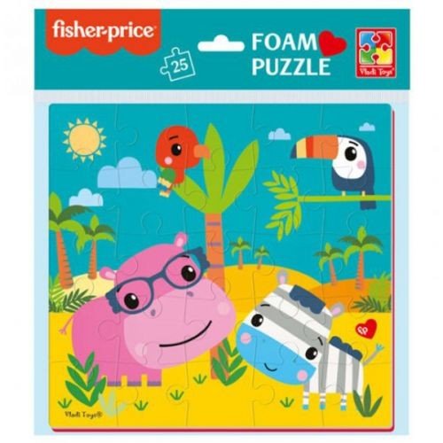 М'які пазли "Бегемот та зебра", 25 елем.